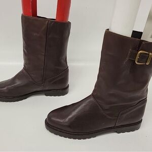 La CANADIENNE Dark Brown Winter Boots like new size 8 1/2